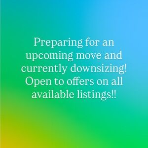 Seller Moving Sale Announcement